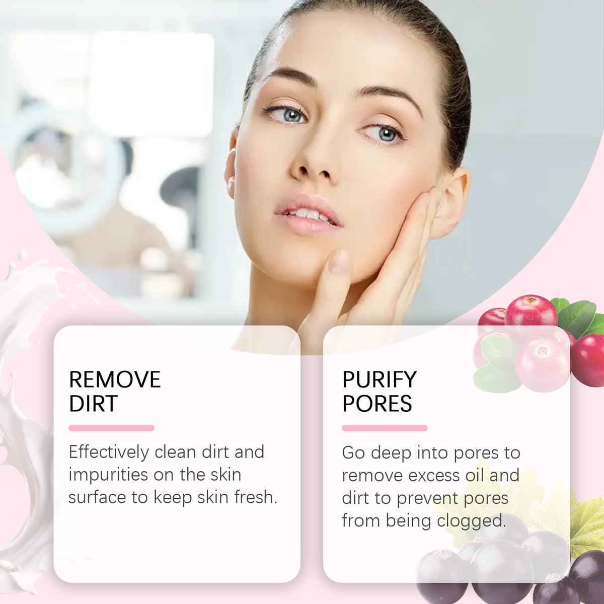 Facial Cleanser Balm-to-Milk for Calm, Softer Skin