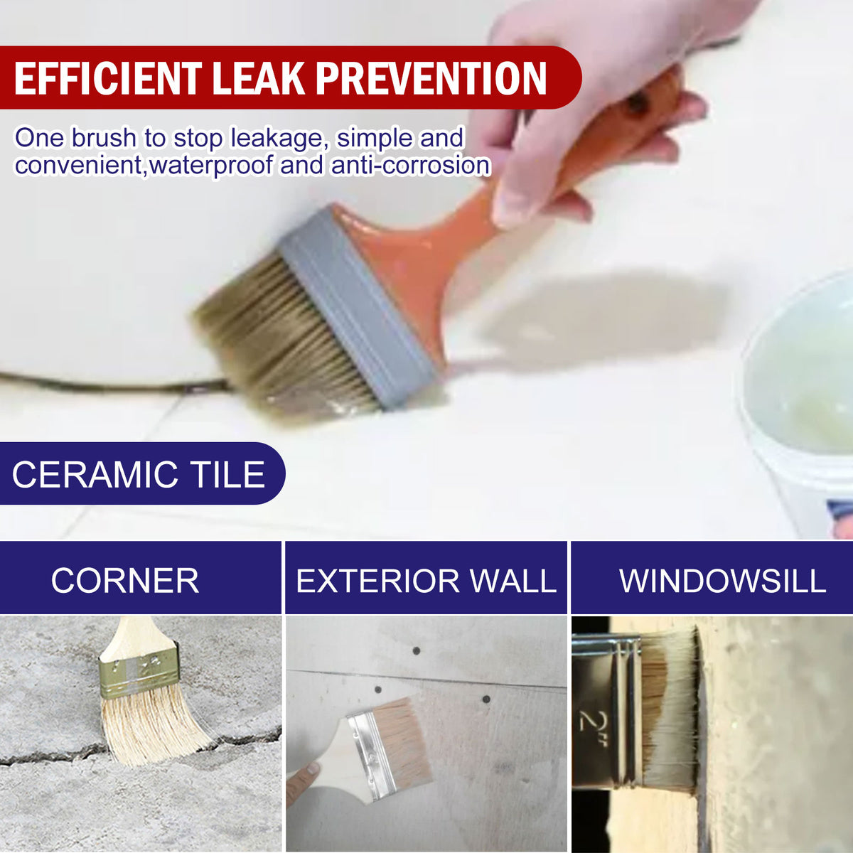 Transparent Waterproof Repair Glue for Tile and Wall Leaks