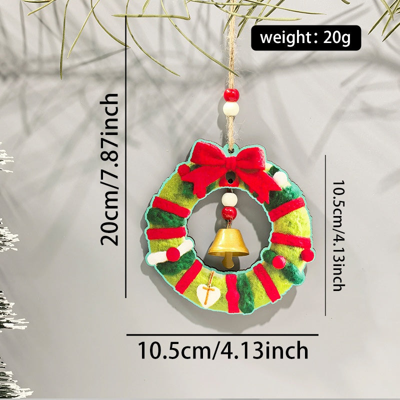 Wooden Christmas Ornaments for Cheerful Tree Charm
