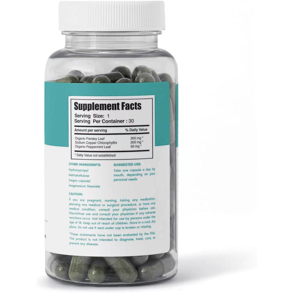 Chlorophyll Capsules — Natural Internal Deodorant & Detox