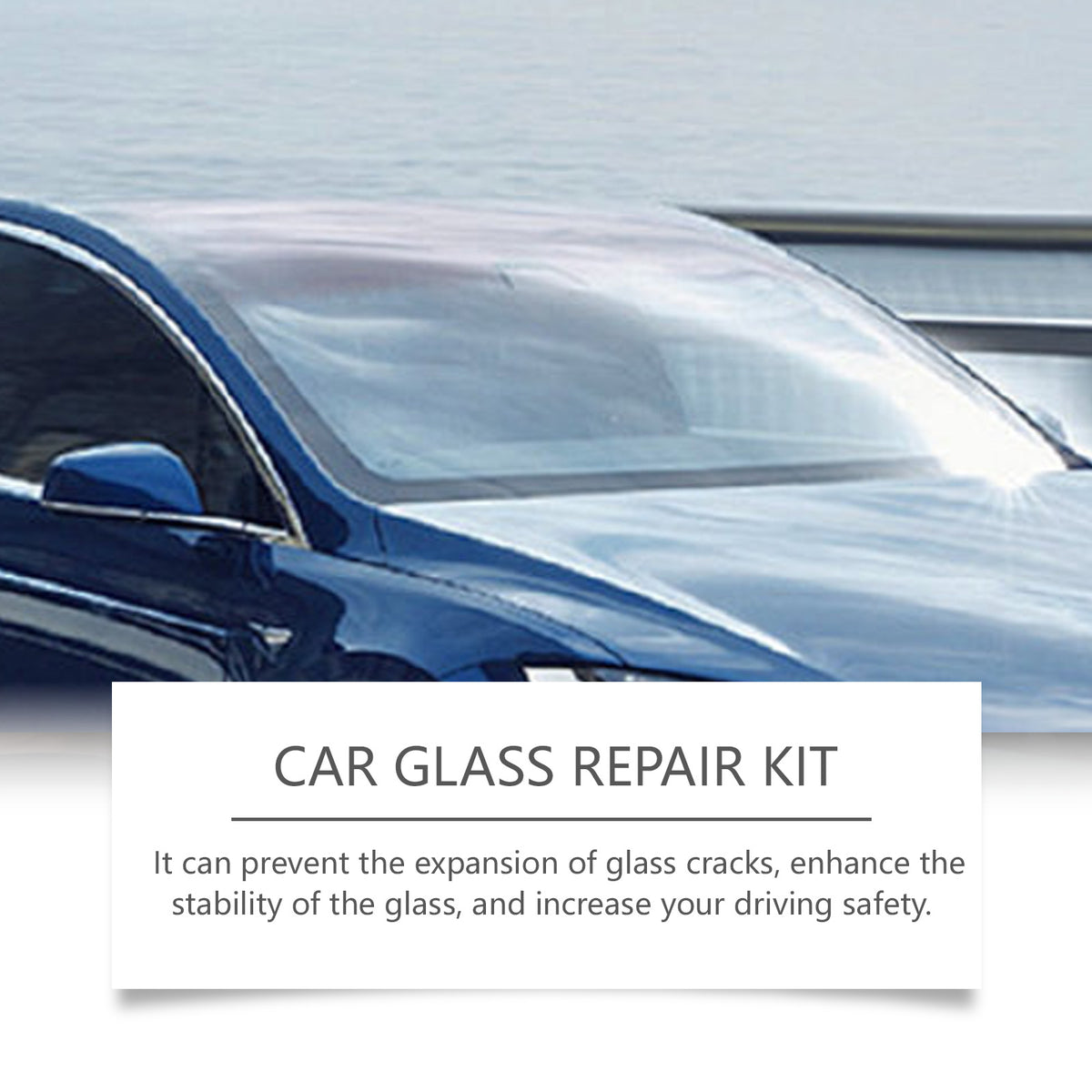 Windshield Crack Repair Kit for Clearer, Safer Driving