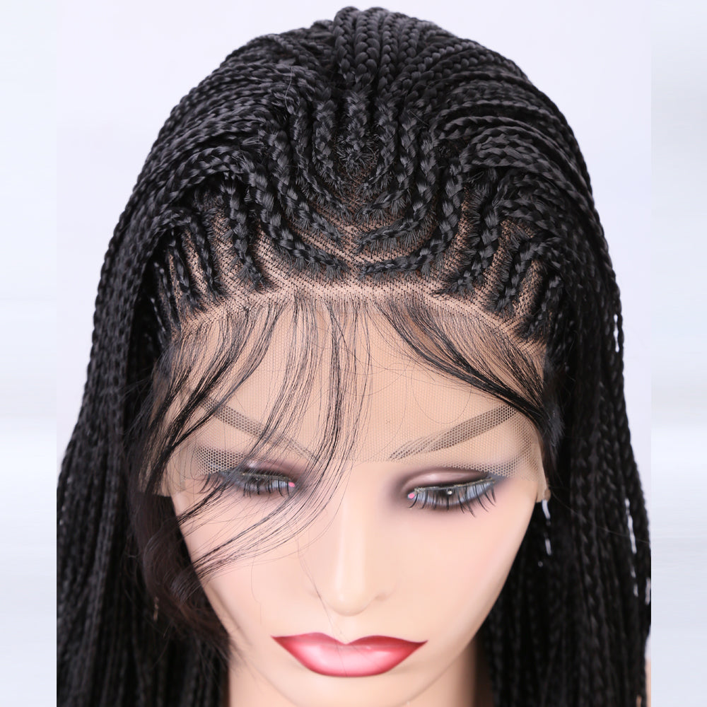 Braided Lace Front Wig for Instant Long Glamorous Style