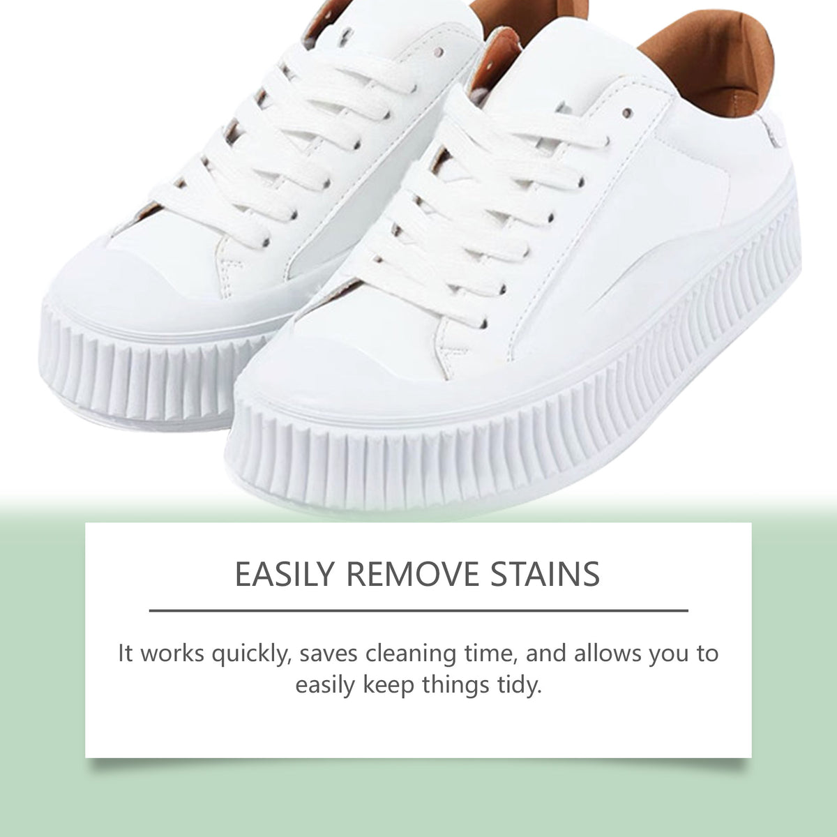 White Shoe Cleaner Cream for Fast Stain Removal Care