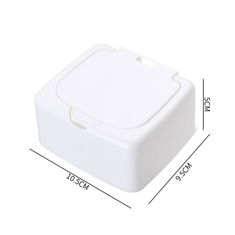 Desktop Cotton Swab Organizer with Pop-Up Dispenser