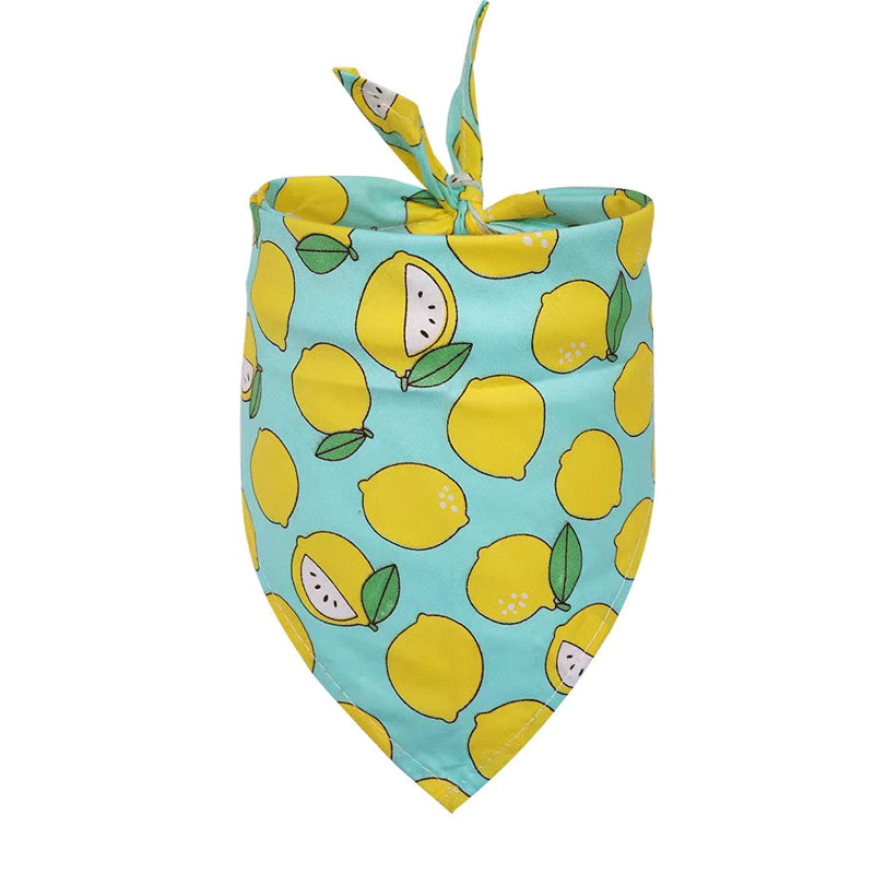 Cotton Pet Bandana Scarf for Playful Summer Style
