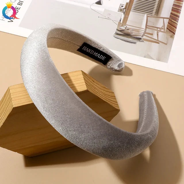 Velvet Wide Headband for Comfortable Polished Style