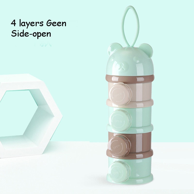 Portable Baby Food Storage Box With Sealed Compartments