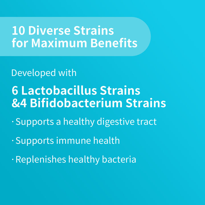 Daily Probiotic for Men & Women — 60B CFU 10 Strains
