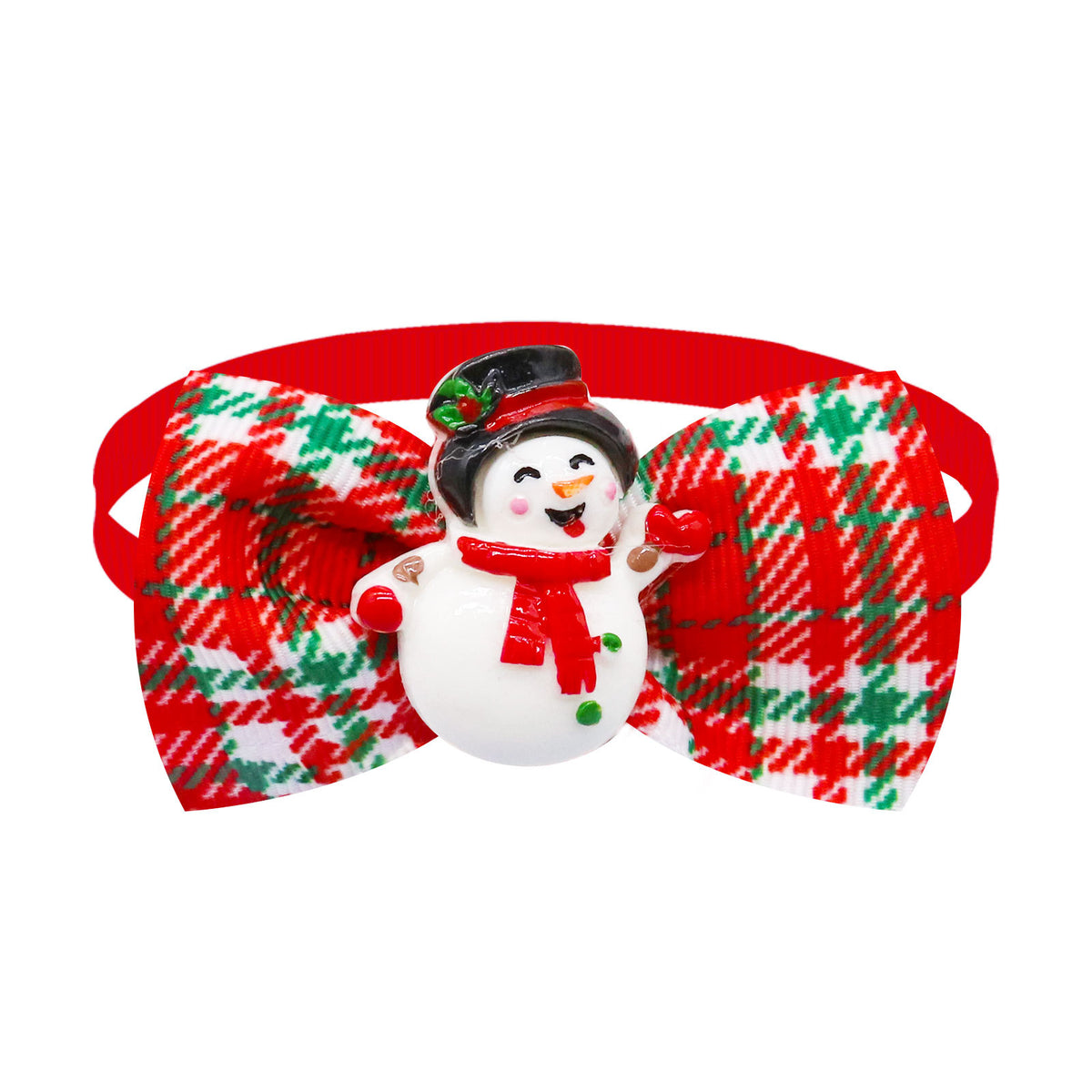 Christmas Pet Bow Collar for Festive Holiday Photos