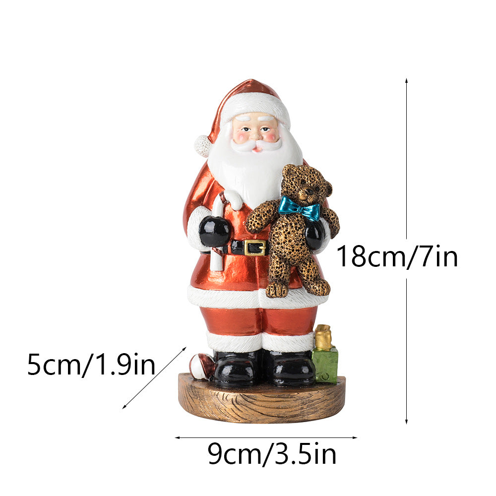 Santa Claus Figurine Christmas Tabletop Home Decor