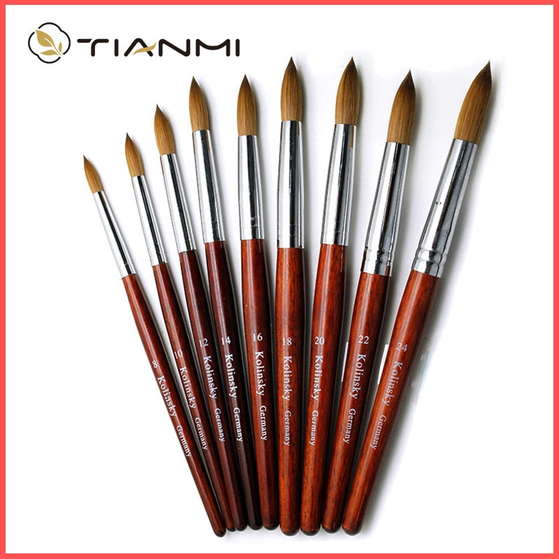 Kolinsky Acrylic Nail Brush — Superior Precision for Gel