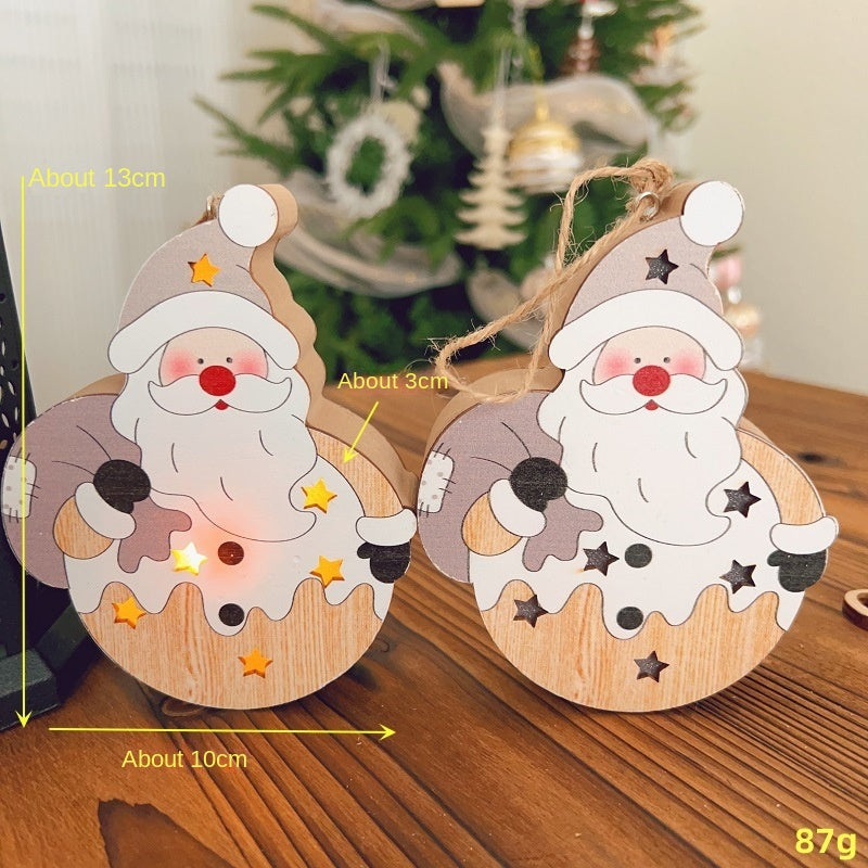Nordic Wooden Christmas Ornaments With A Warm Glow