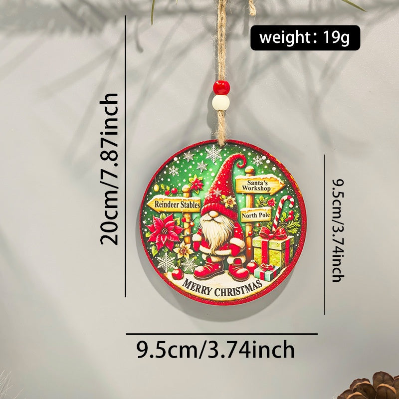 Christmas Hanging Ornament for Rustic Holiday Charm