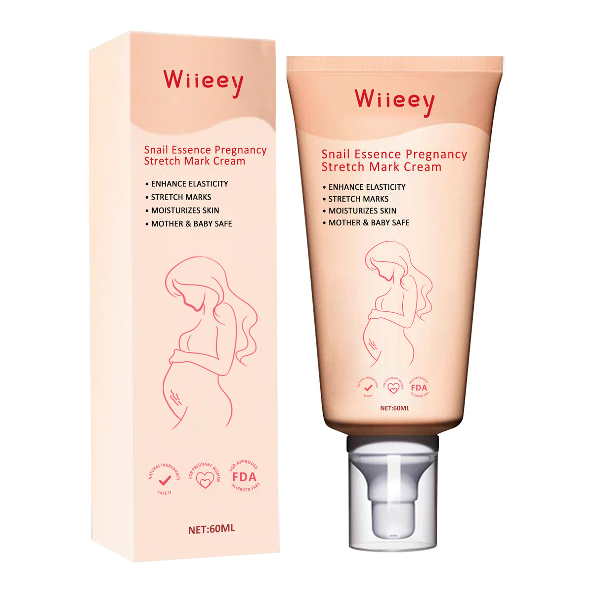 Pregnancy Stretch Mark Cream for Elasticity & Moisture