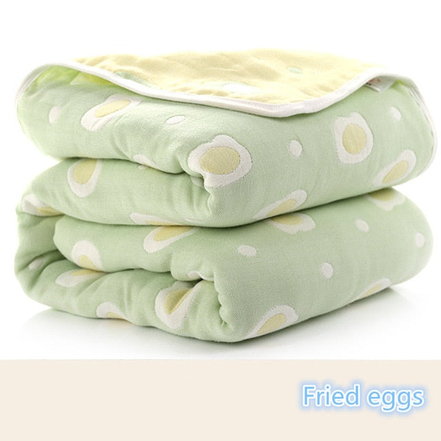 Muslin Baby Blanket – Six-Layer Newborn Cozy Comfort