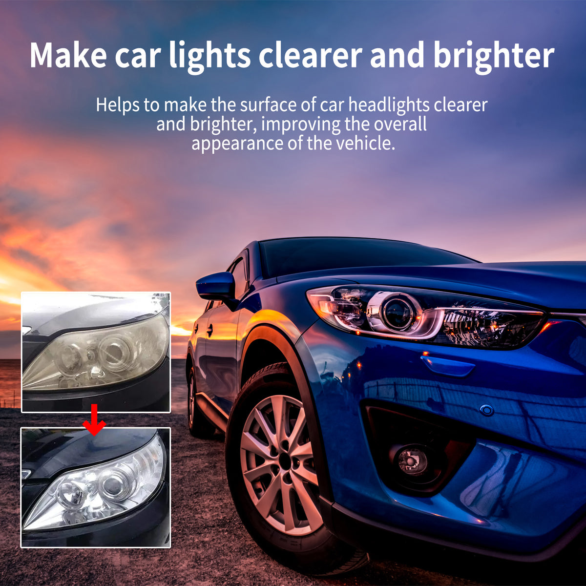 Headlight Polishing Paste for Cloudy Lens Restoration