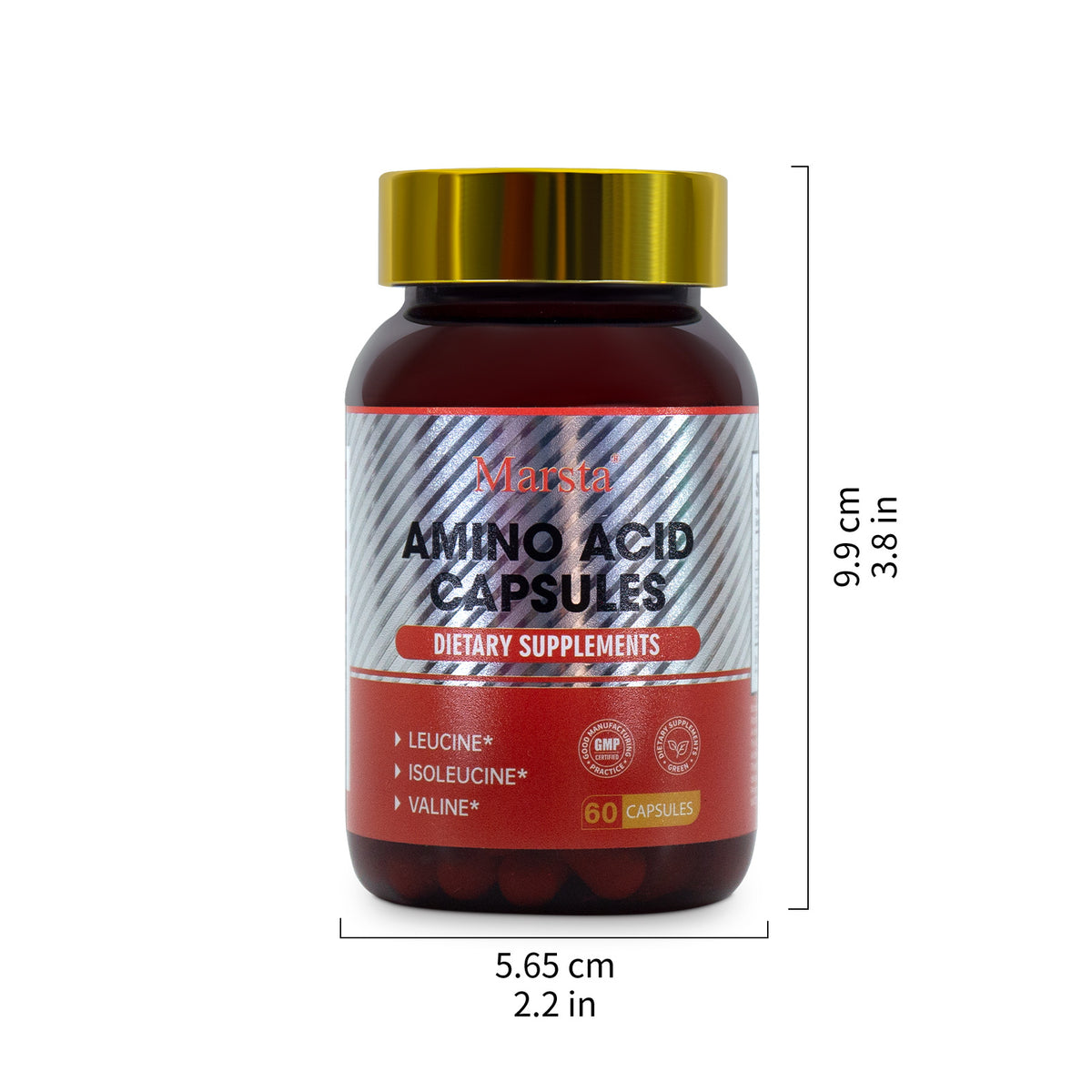 Amino Acid Capsules — 1000mg BCAAs for Endurance & Recovery