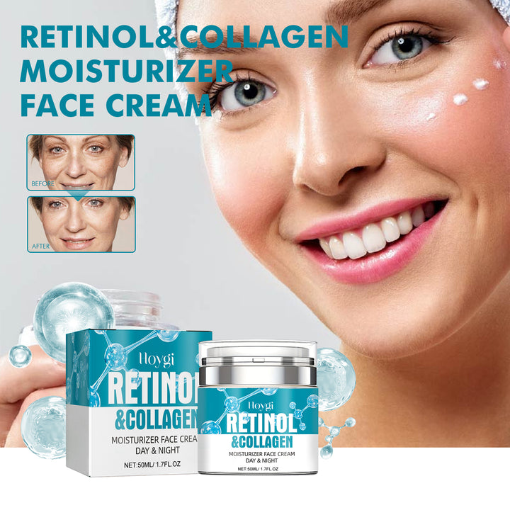 Retinol Collagen Face Moisturizer for Fine Lines & Dry Skin