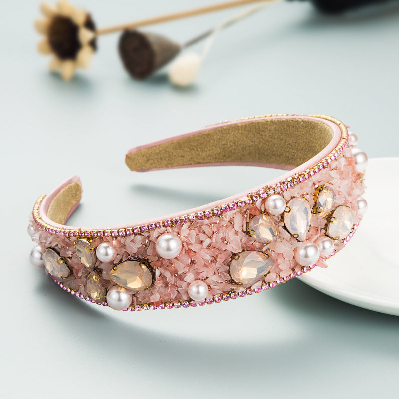 Jeweled Wide-Edge Headband for Instant Glamour Style