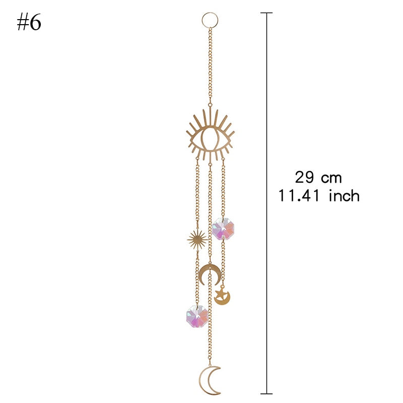 Crystal Sun Catcher Wind Chime for Colorful Light