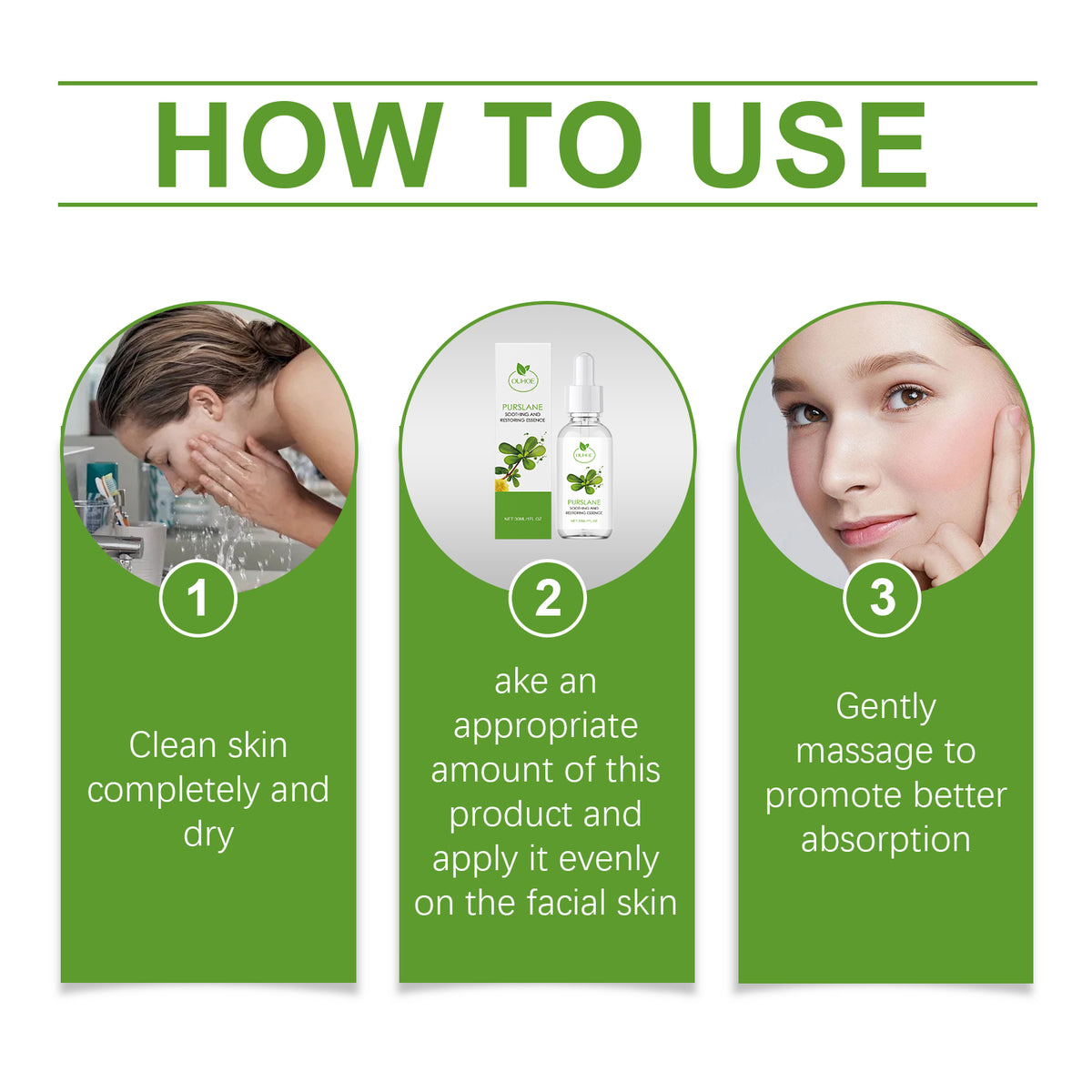 Purslane Soothing Repair Serum for Redness-Prone Skin Care