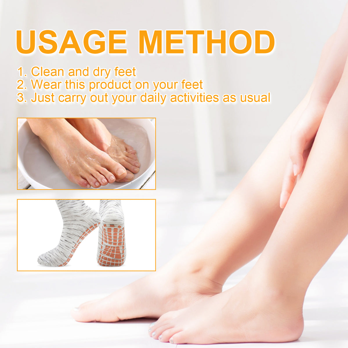 Warm Support Socks for Leg Comfort, Breathability & Grip