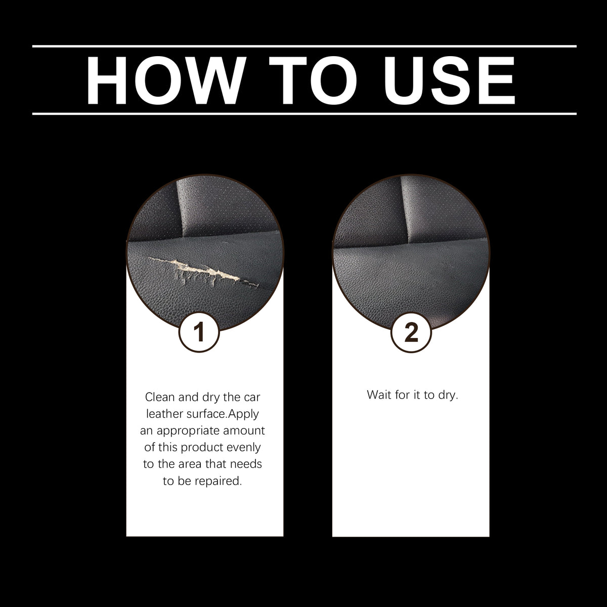 Automotive Leather Repair Glue for Scratches & Cracks