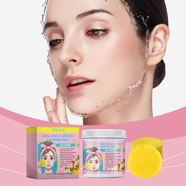 Kojic Acid Cleansing Pads for Deep Facial Cleansing