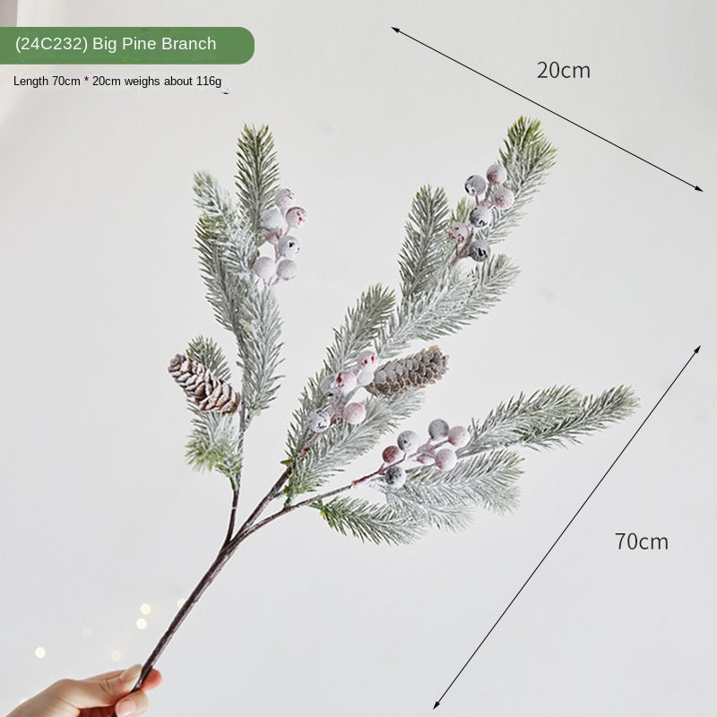 Christmas Pine Branch Decoration for Festive Displays