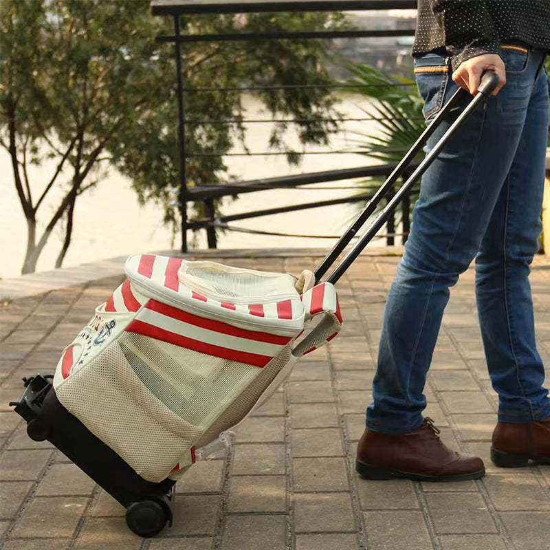 Foldable Luggage Cart with Telescoping Handle, 1.3 kg