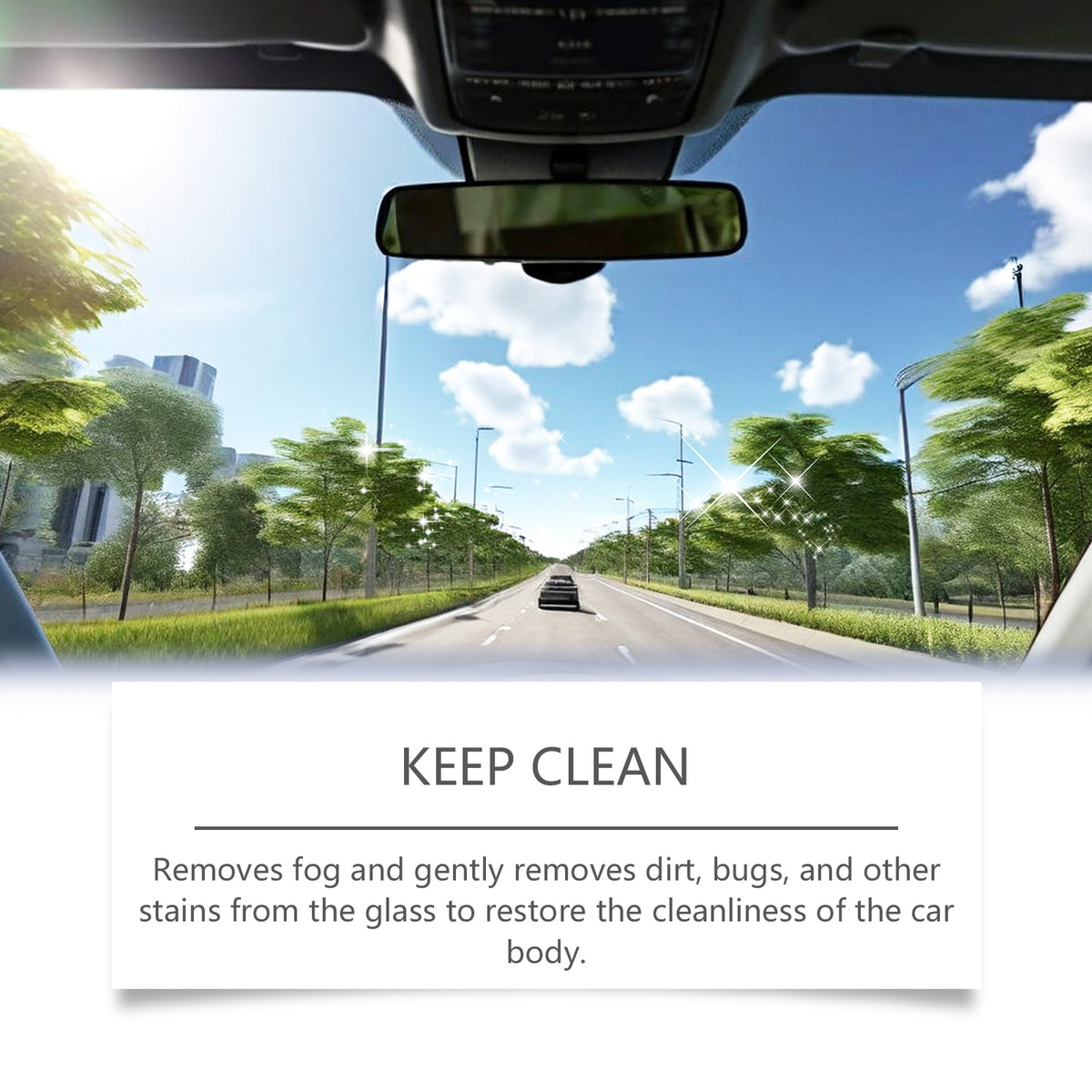 Automotive Glass Cleaner for Clearer Driving Vision