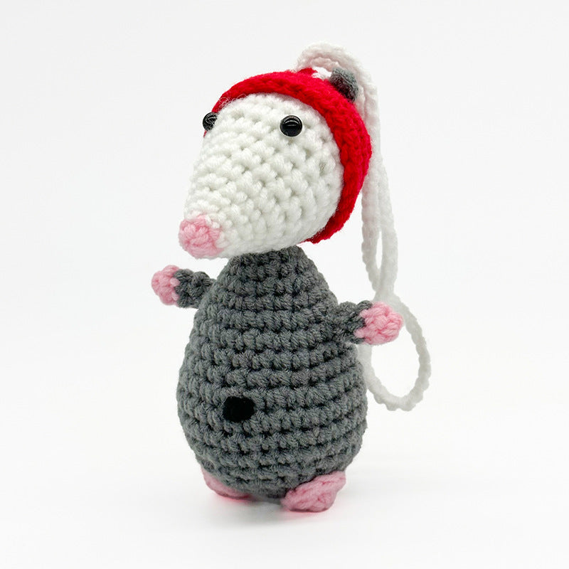Handmade Knitted Gift Doll With Heartfelt Message