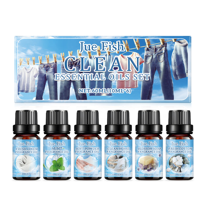 Essential Oil Set, 6 Fresh Scents for Home Fragrance
