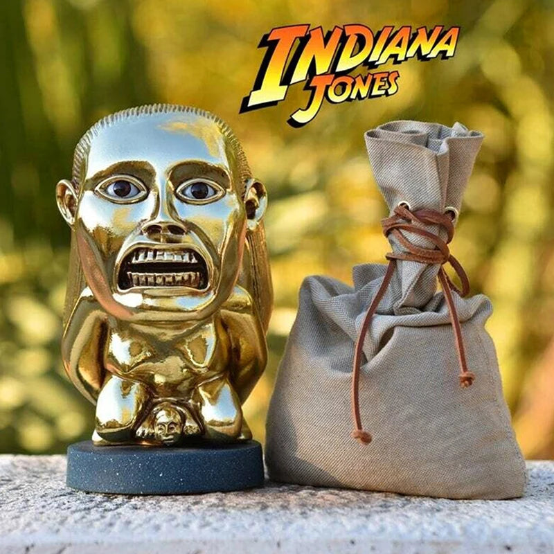 Indiana Jones Golden Idol Statue for Desk and Cosplay