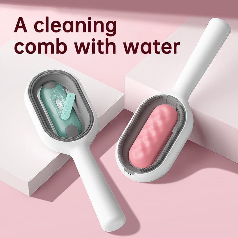 Pet Deshedding Comb With Water Tank For Less Fur