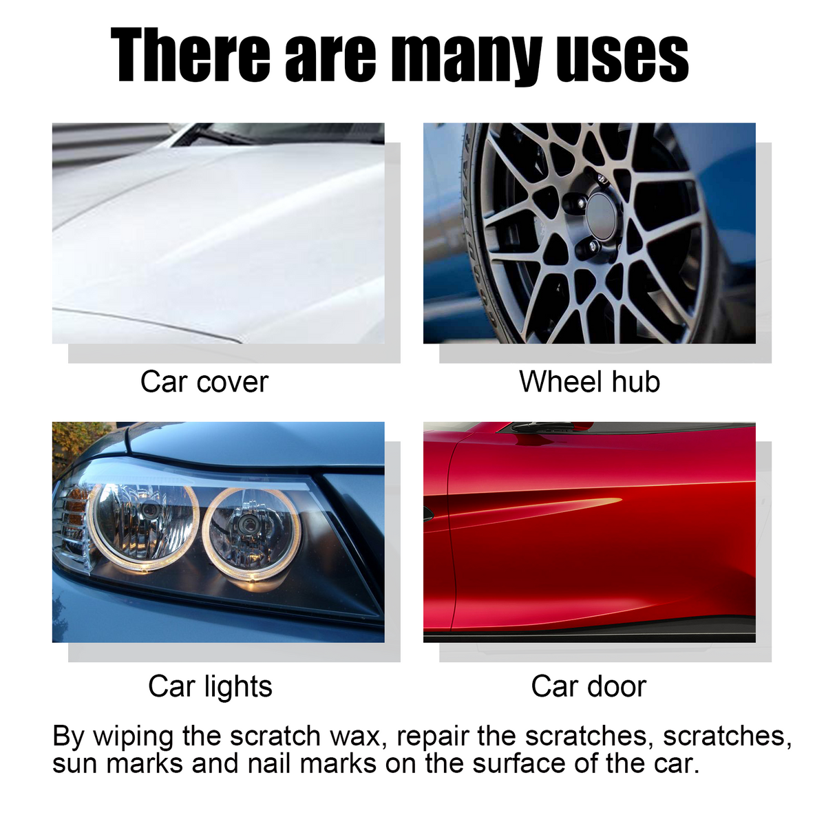 Car Scratch Removal Wax for Light Scratch Repair Gloss