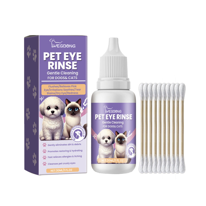Pet Eye Wash for Dogs & Cats | Gentle Daily Cleaning