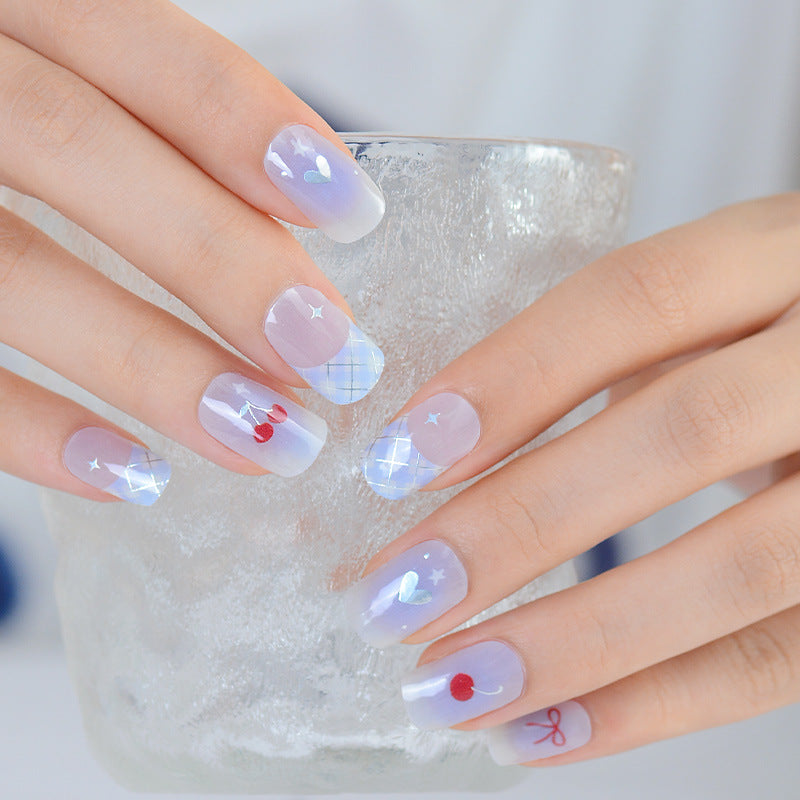 Semi-Cured UV Gel Nail Stickers — Salon Art in Seconds
