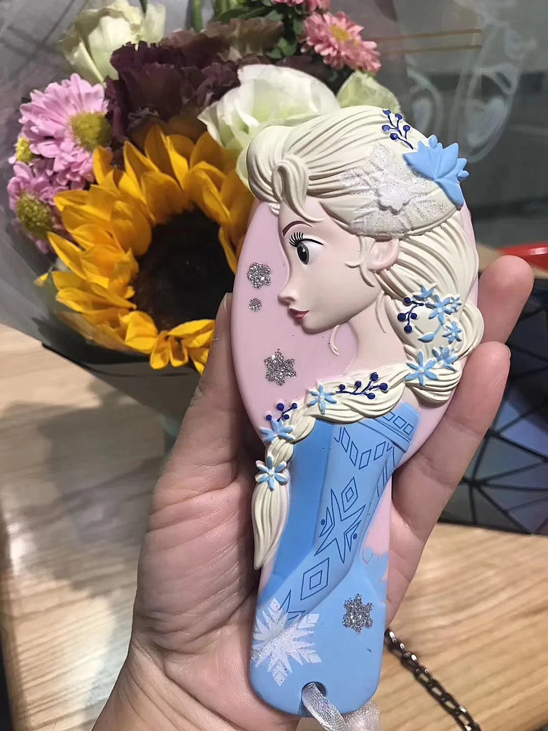 Kids Mermaid Hair Brush for Easier Gentle Detangling
