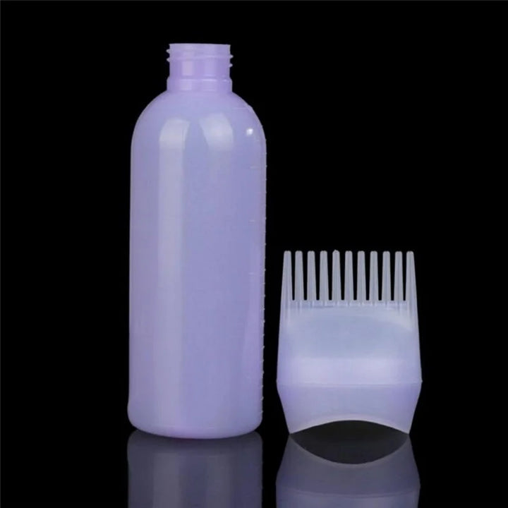 Hair Dye Applicator Bottle with Comb Tip — Mess-Free Root