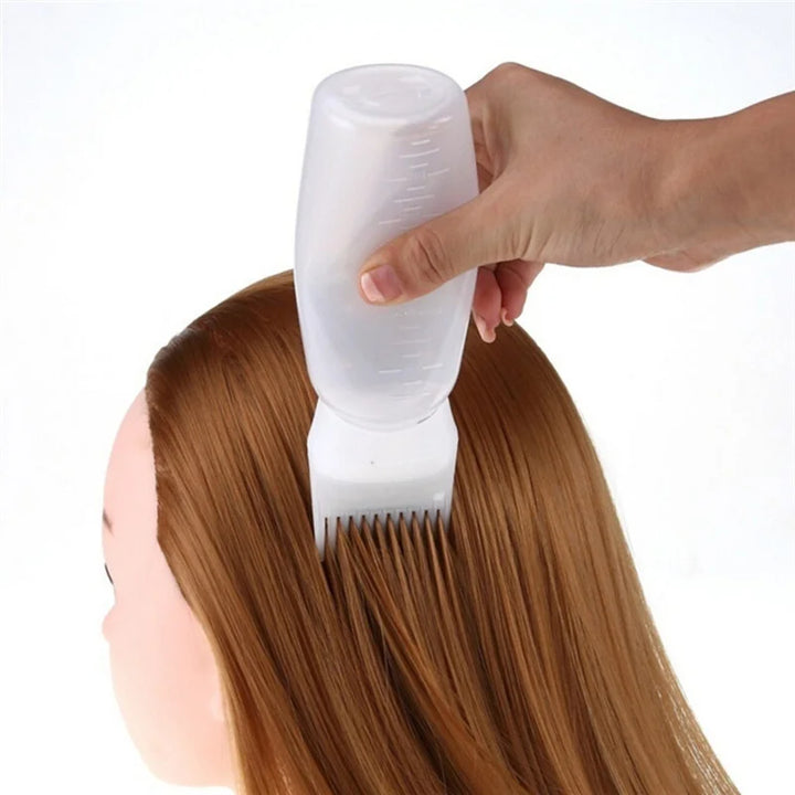 Hair Dye Applicator Bottle with Comb Tip — Mess-Free Root
