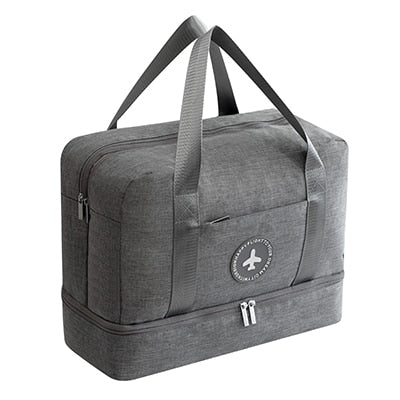 Waterproof Travel Duffle Bag with Separate Shoe Compartment