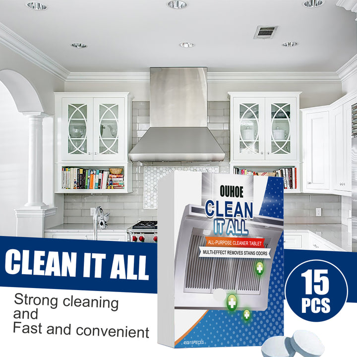 Kitchen Cleaning Tablets for Grease, Stains & Odors