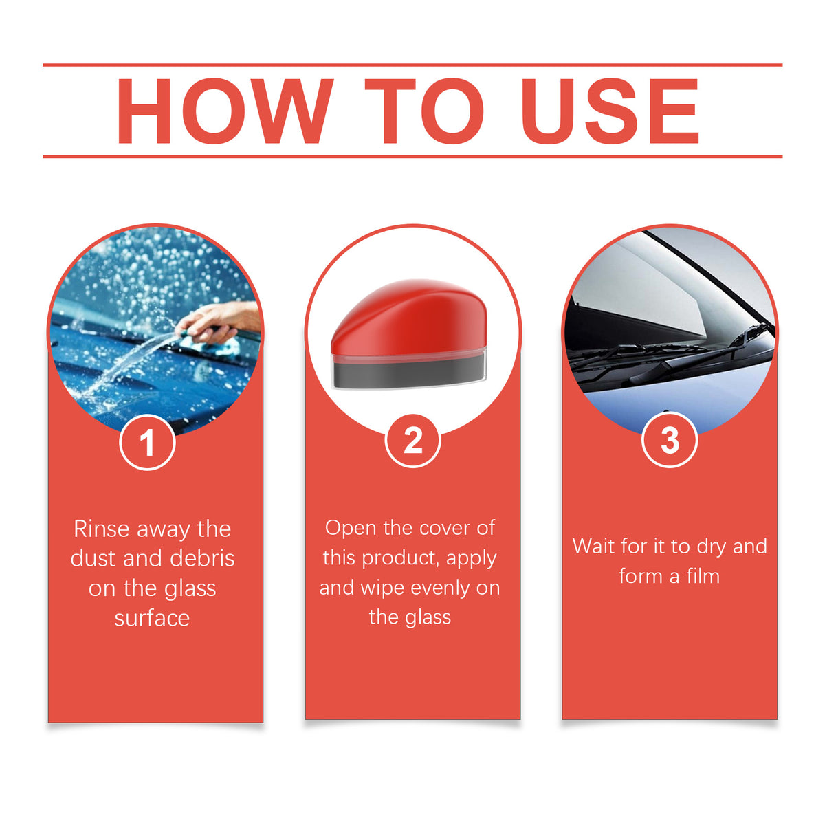 Automotive Glass Oil Film Remover Windshield Coating