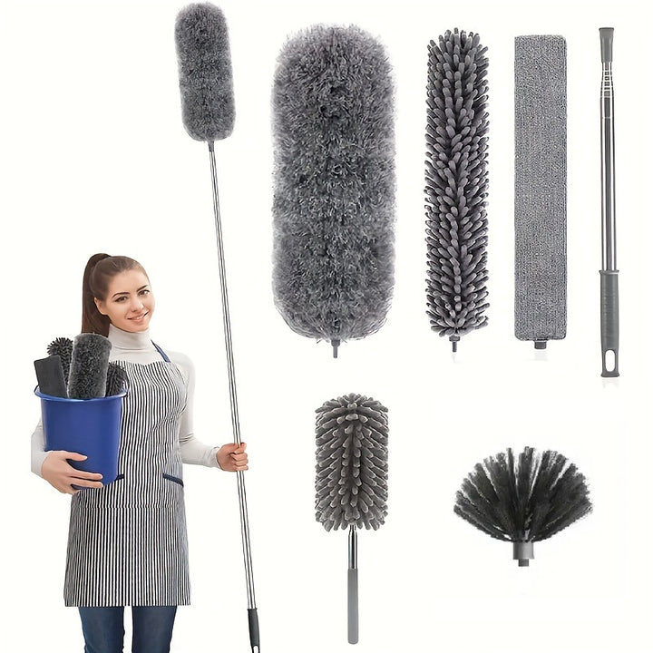 Extendable Duster Set: Reach Every Ceiling Without a Ladder