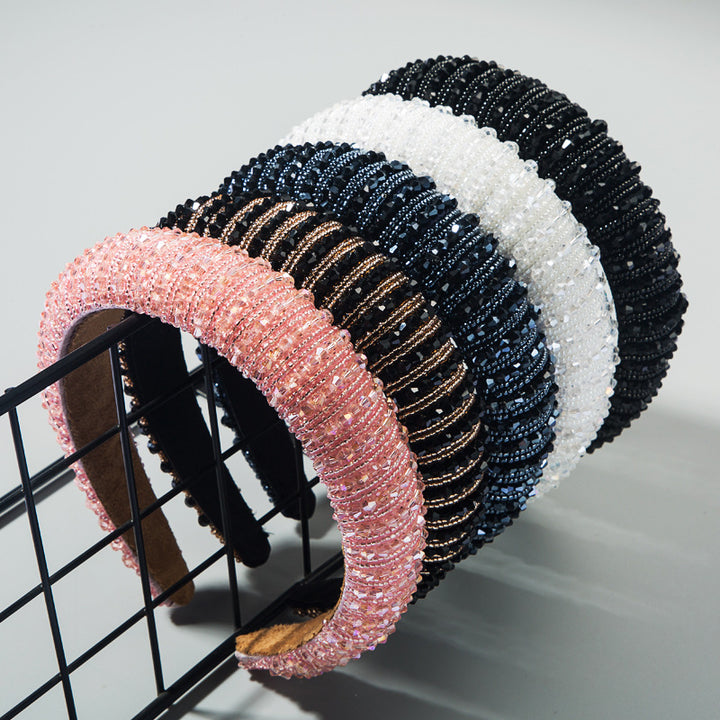 Hand-Woven Beaded Hair Hoop for Instant Polished Style
