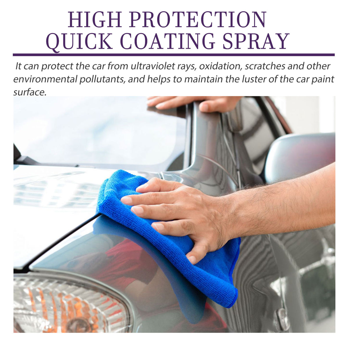 Automotive Coating Spray for Clean, Glossy Surfaces