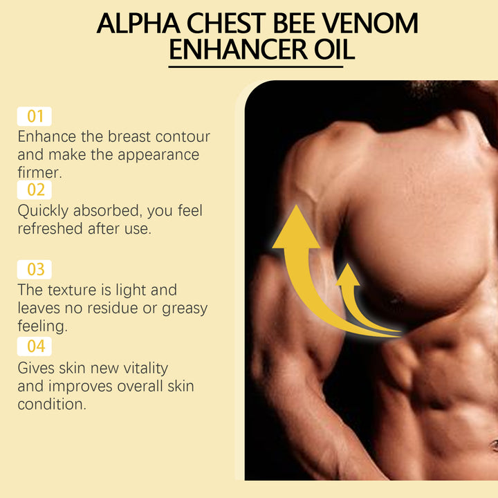 Men's Chest Shaping Oil for Firmer-Looking Contours