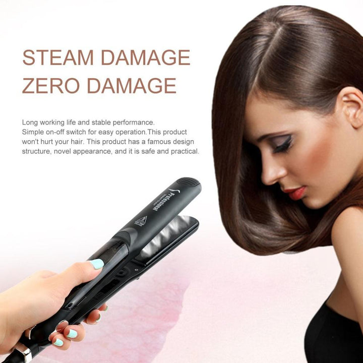 Ceramic Steam Hair Straightener for Silky, Smooth Hair