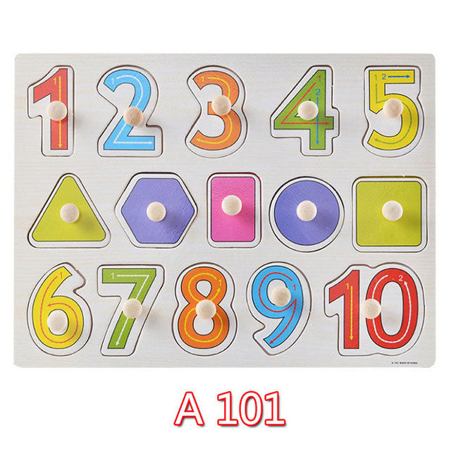 Wooden Learning Puzzle Set for Toddler Skill Building
